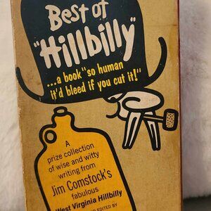 BEST OF "HILLBILLY" JIM COMSTOCK Vintage Humor Paperback 1969 Pocketbook Ed.